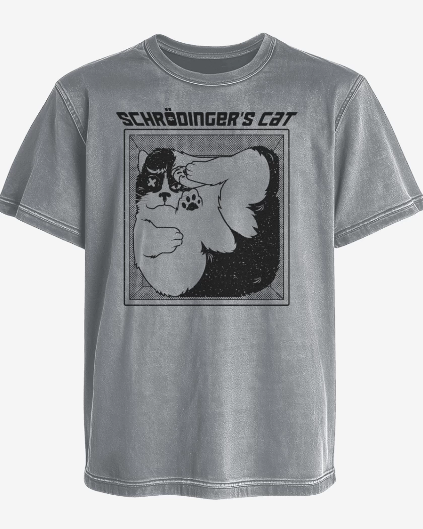 Polera desgastada El Gato de Schrodinger