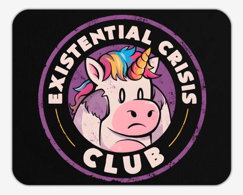 Mousepad Existencial Crisis Club
