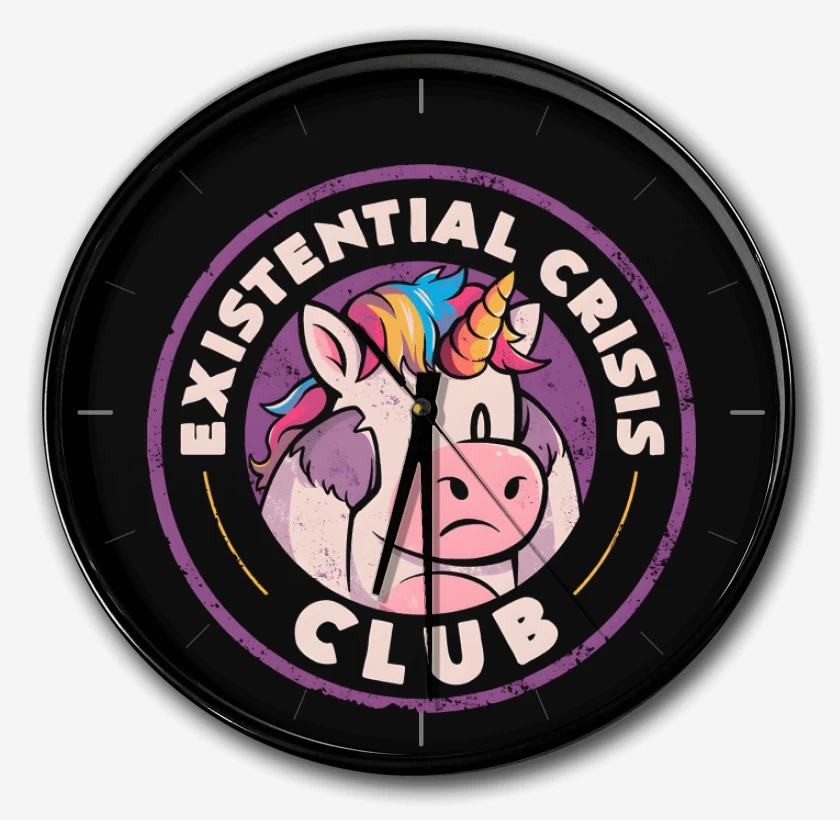 Reloj Negro de Existencial Crisis Club
