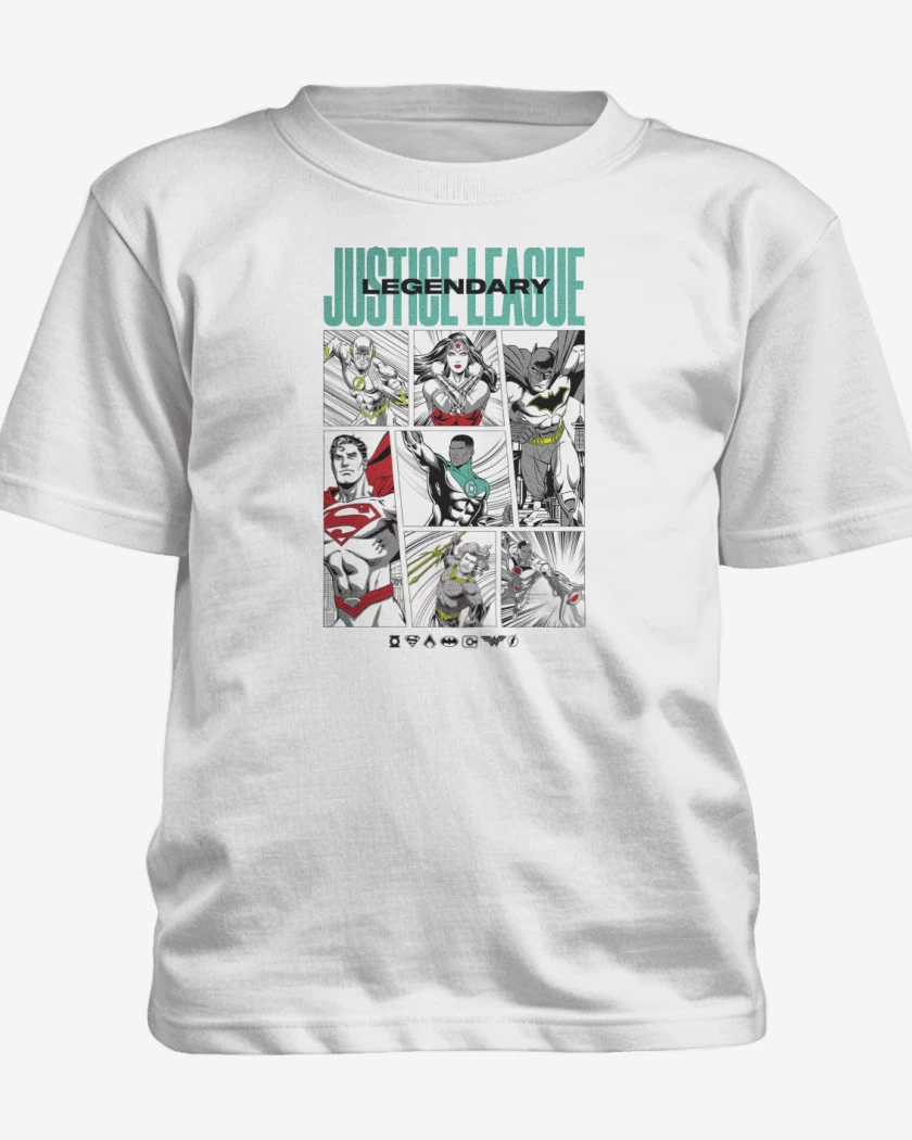 Polera de niño La Legendaria Liga de la Justica
