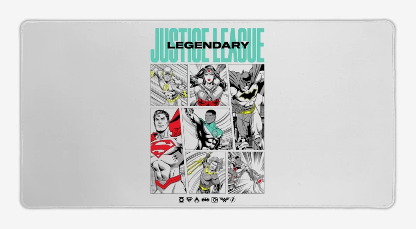 Mouse pad Gamer La Legendaria Liga de la Justica