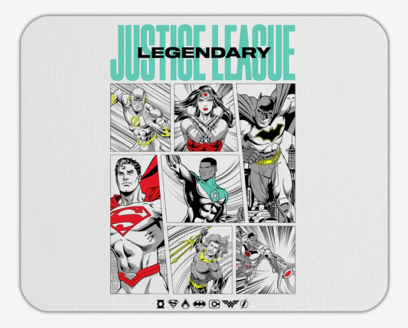 Mousepad La Legendaria Liga de la Justica