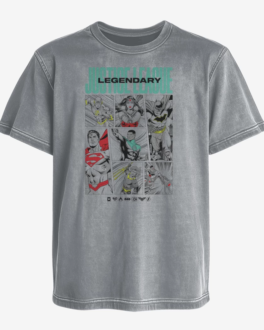 Polera desgastada La Legendaria Liga de la Justica