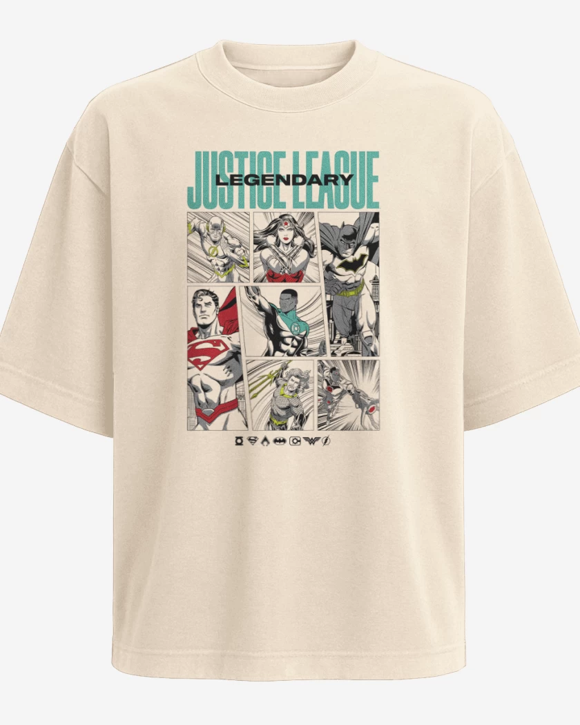 Polera Oversize La Legendaria Liga de la Justica