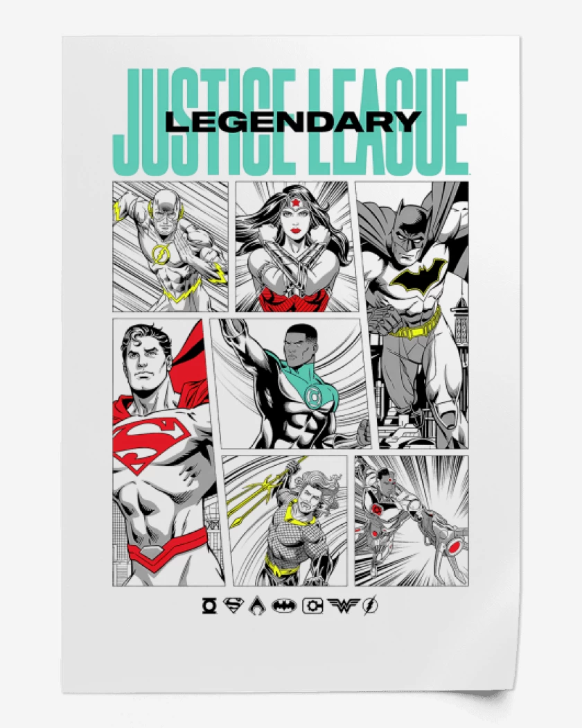 Print La Legendaria Liga de la Justica