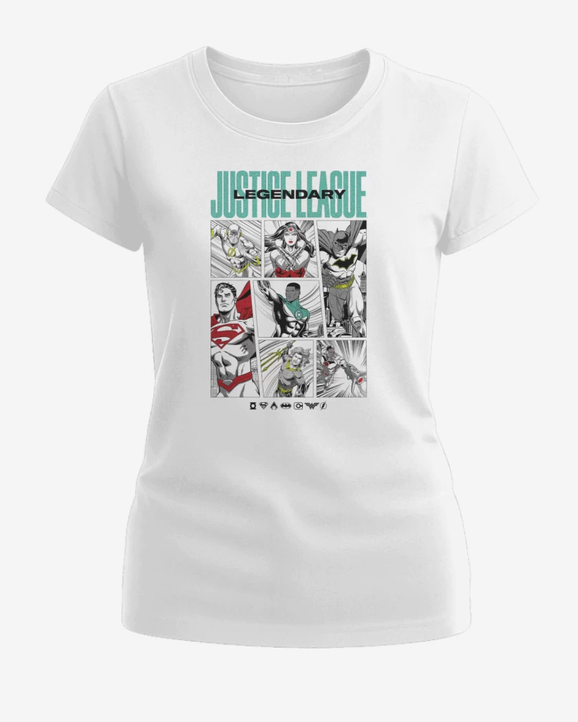 Polera de Mujer La Legendaria Liga de la Justica