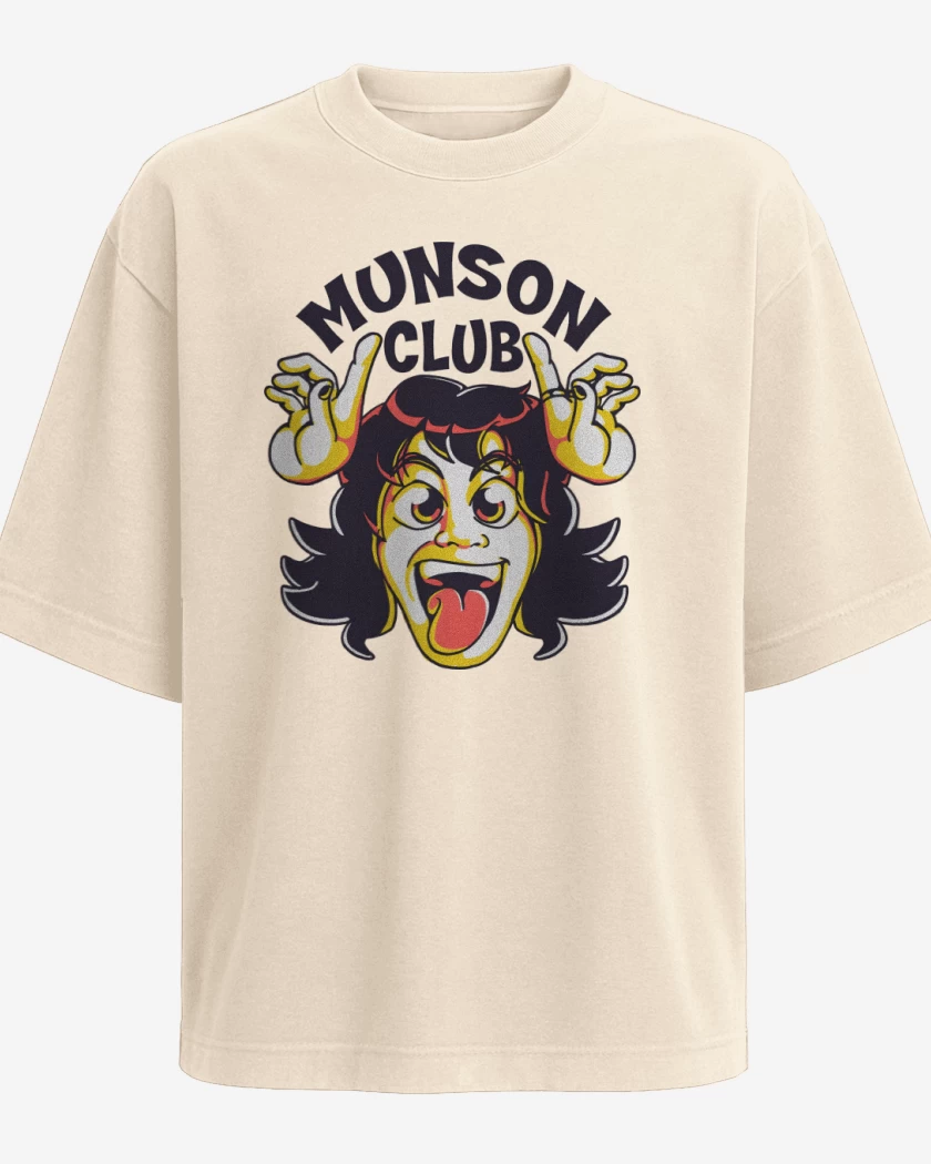 Polera Oversize Hell Munson Club