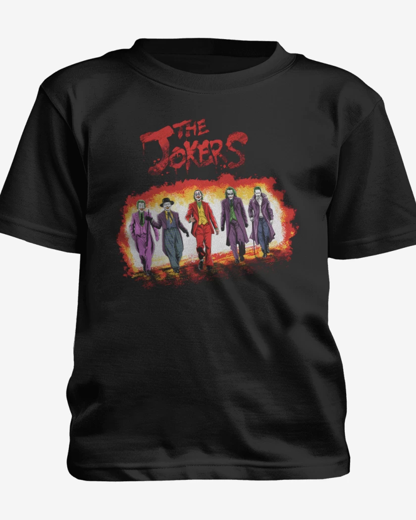 Polera de niño Negro de The Jokers