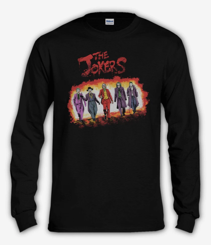 Polera manga larga Negro de The Jokers