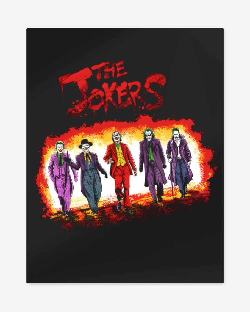 Print metalico Negro de The Jokers