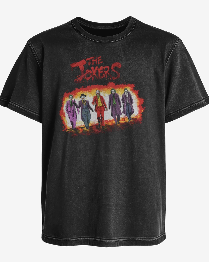 Polera desgastada The Jokers