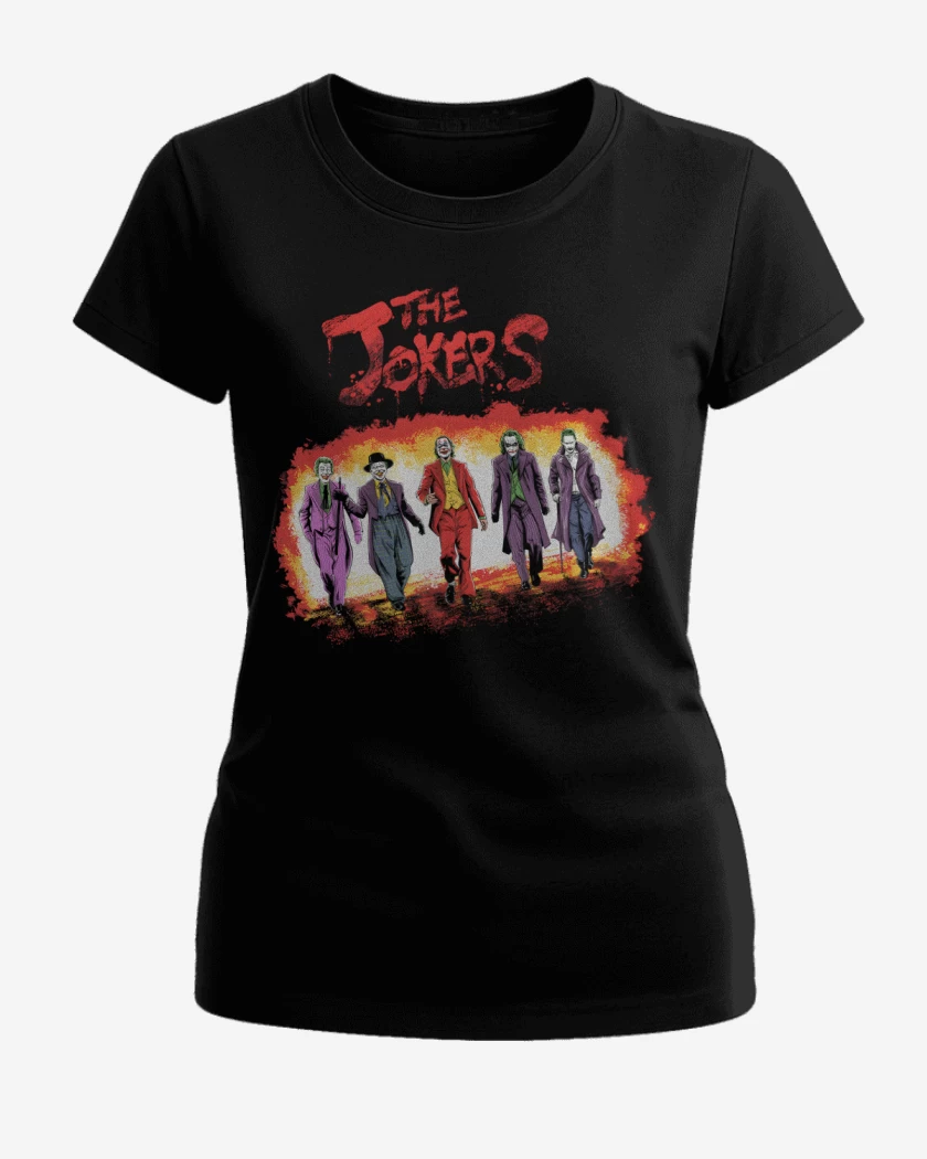 Polera de Mujer Negro de The Jokers