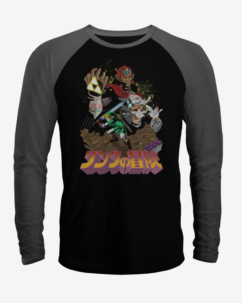 Polera Raglan Link x Ganondorf