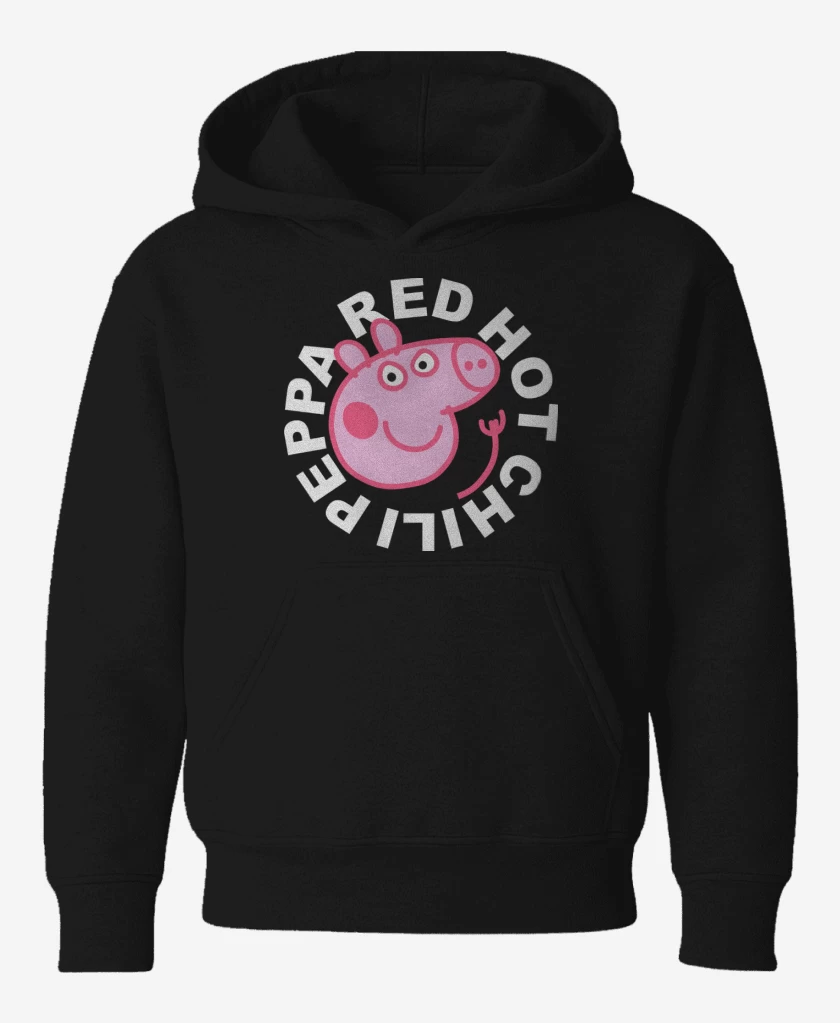 Poleron de niño Negro de Red Hot Chili Peppa