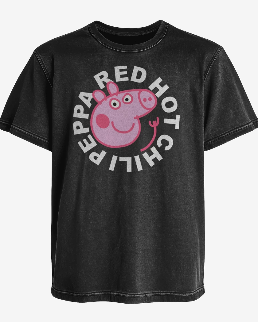 Polera desgastada Negro de Red Hot Chili Peppa
