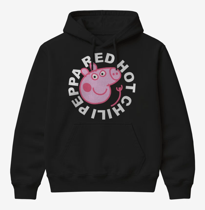 Poleron Canguro básico Negro de Red Hot Chili Peppa
