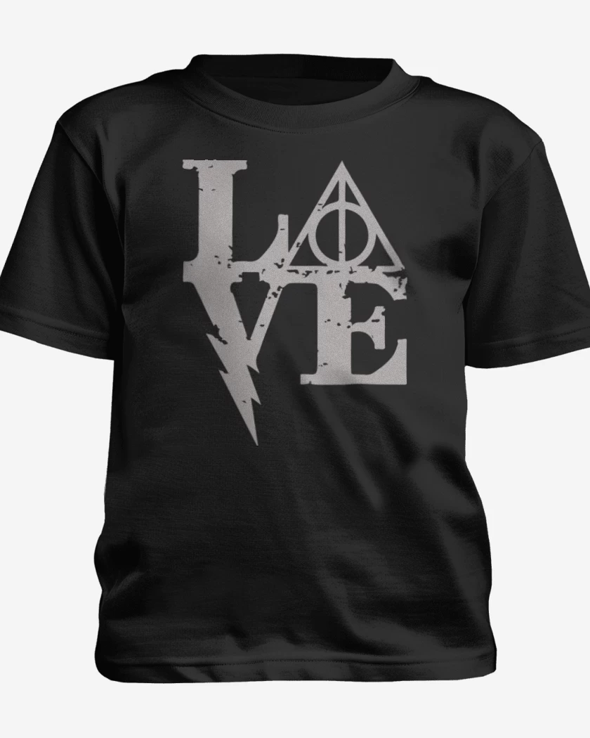 Polera de niño Negro de Love harry