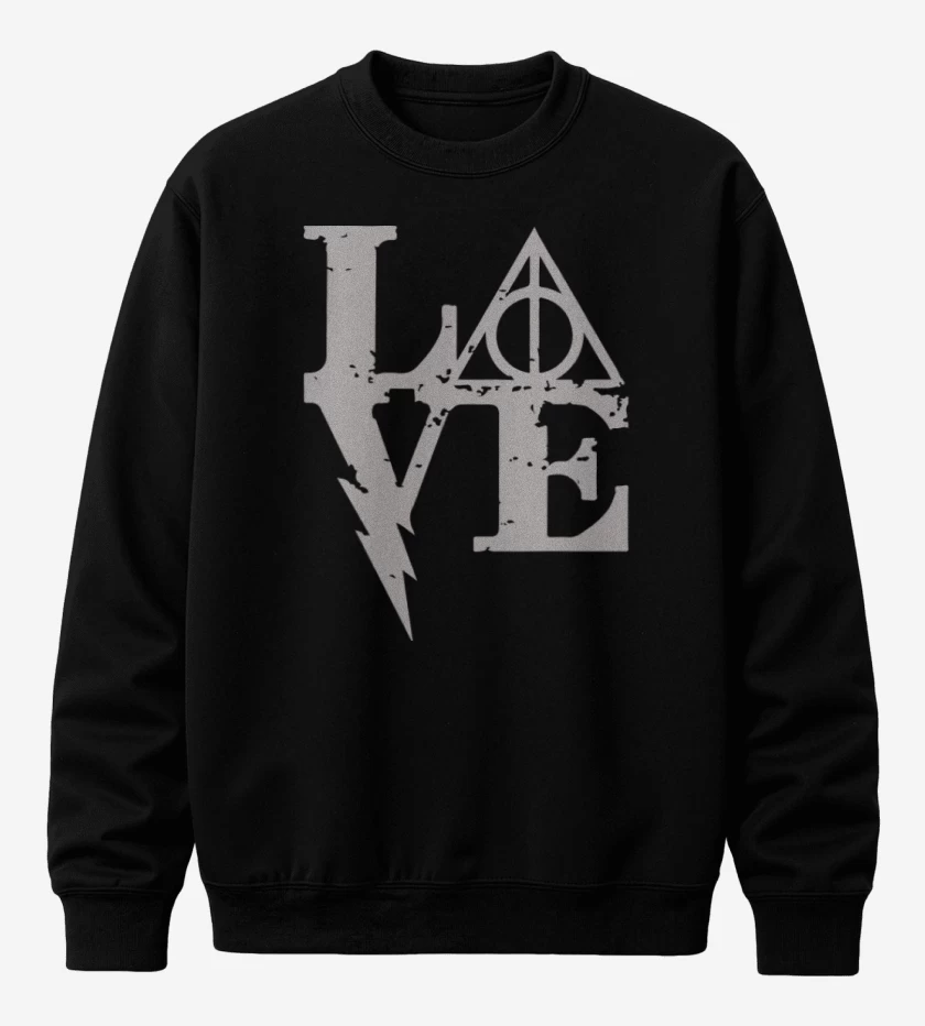 Poleron polo Negro de Love harry