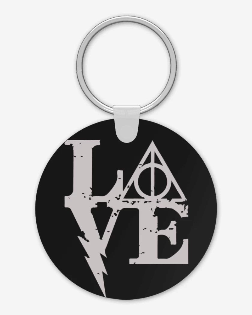 Llavero Negro de Love harry