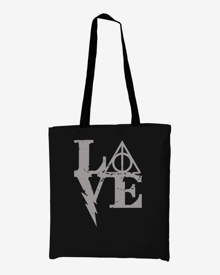 Totebag Negro de Love harry