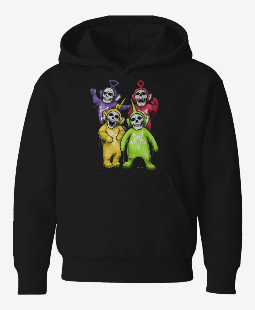 Poleron de niño Negro de Skeletubbies
