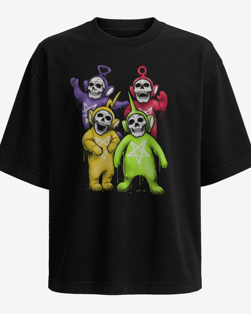 Polera Oversize Skeletubbies