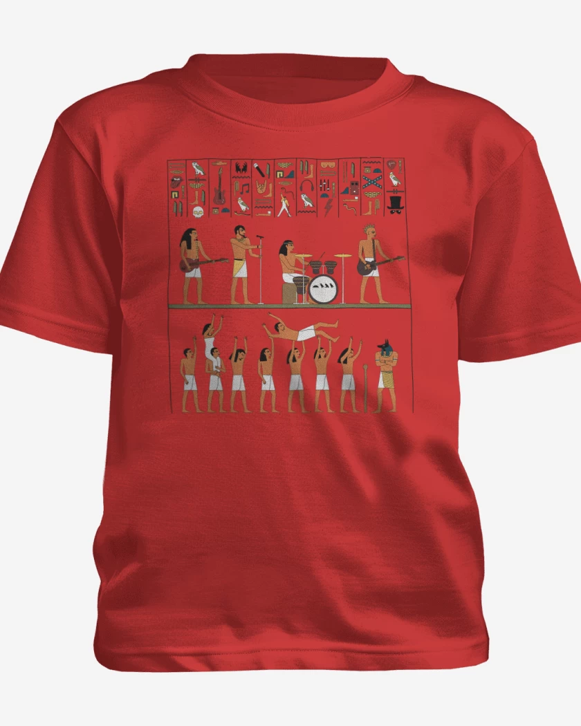 Polera de niño Rojo de Ancient Rock