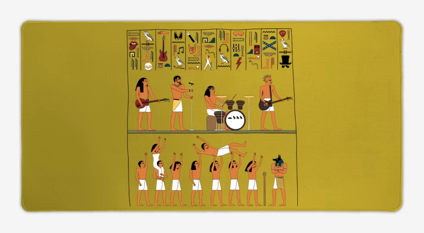 Mouse pad Gamer Amarillo de Ancient Rock