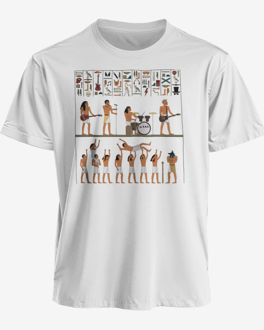 Polera premium Blanco de Ancient Rock