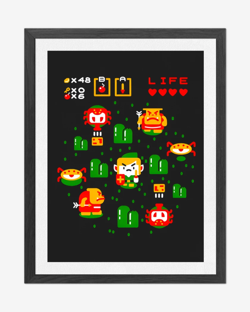 Cuadro decorativo The Hero Bit