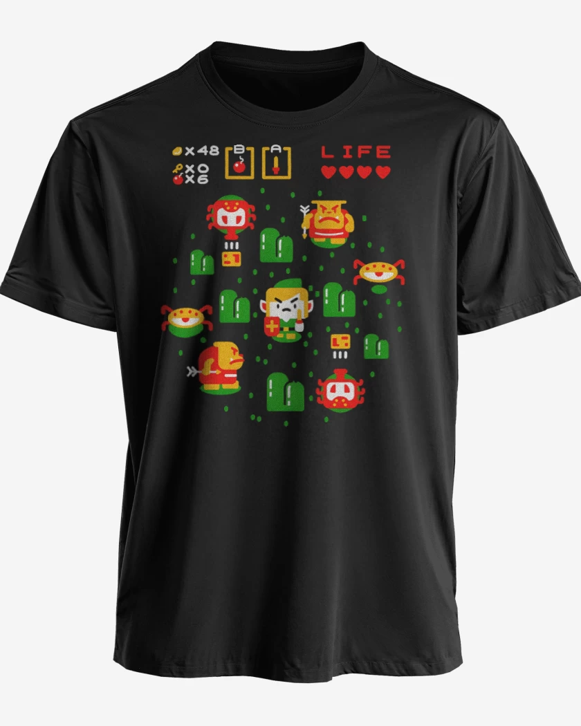 Polera premium Negro de The Hero Bit