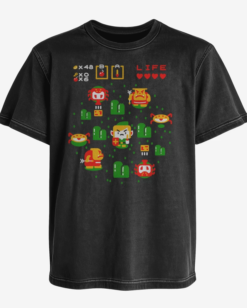 Polera desgastada The Hero Bit