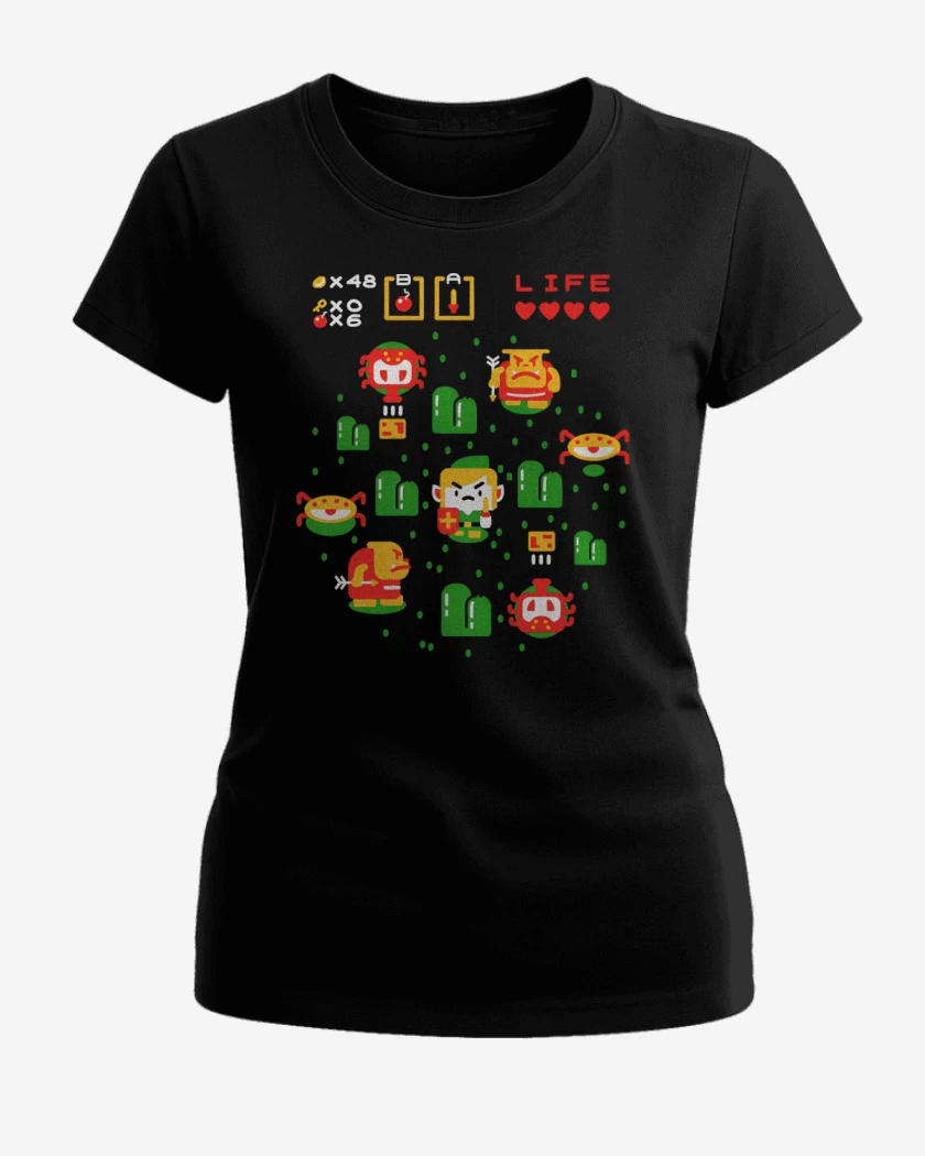 Polera de Mujer Negro de The Hero Bit