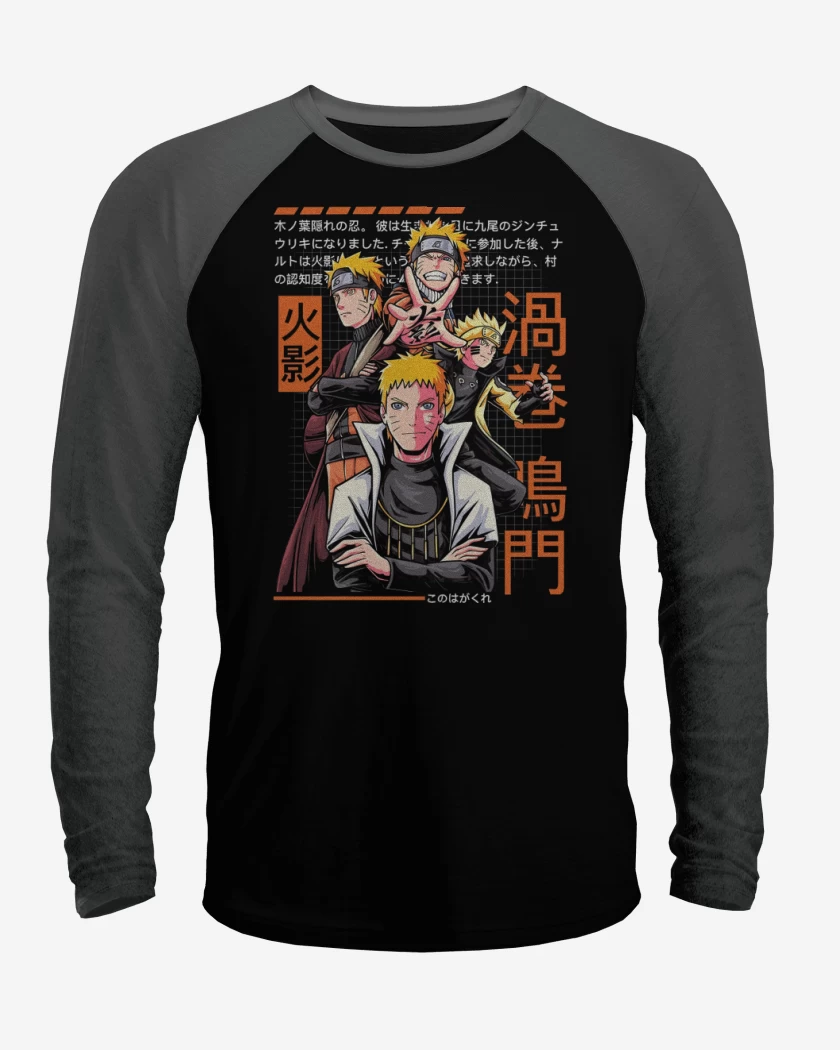 Polera Raglan Narutolution