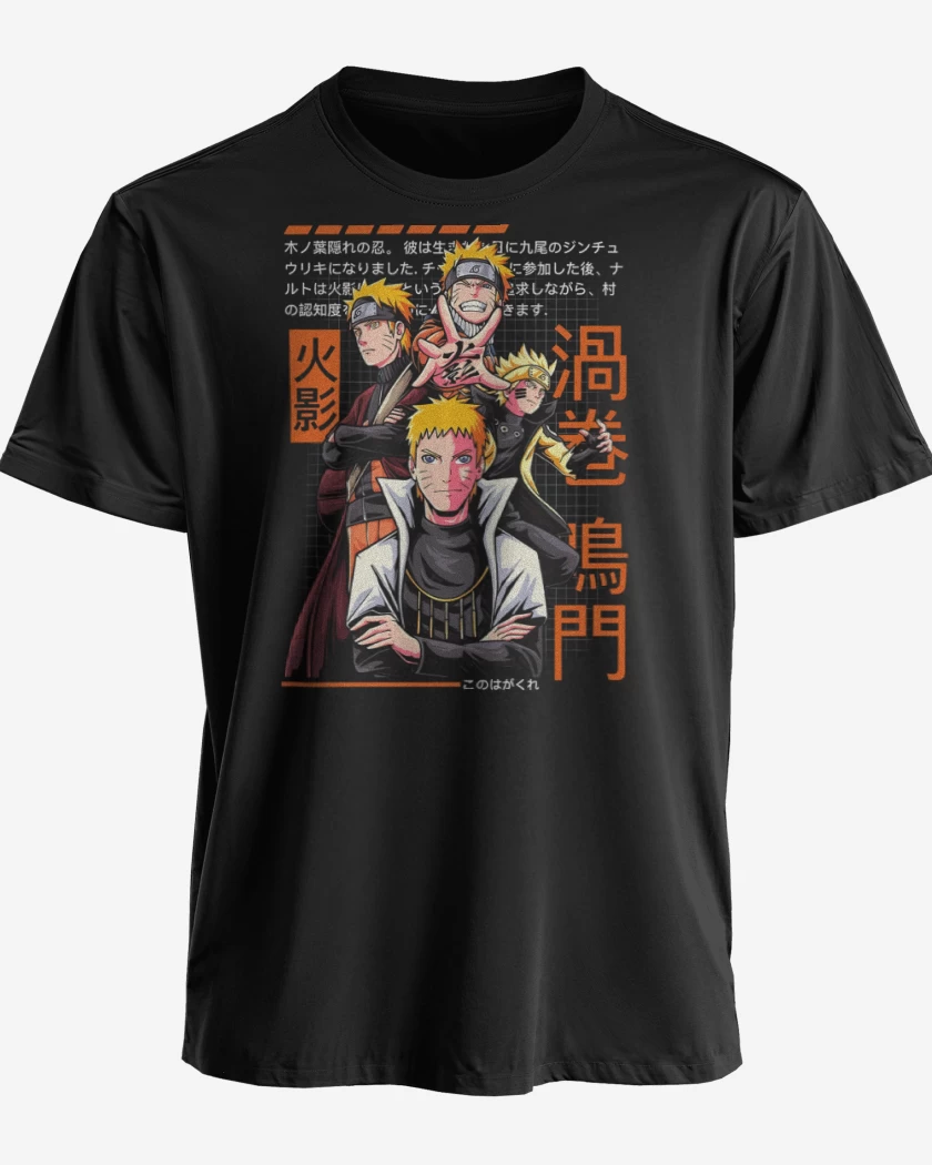 Polera premium Negro de Narutolution