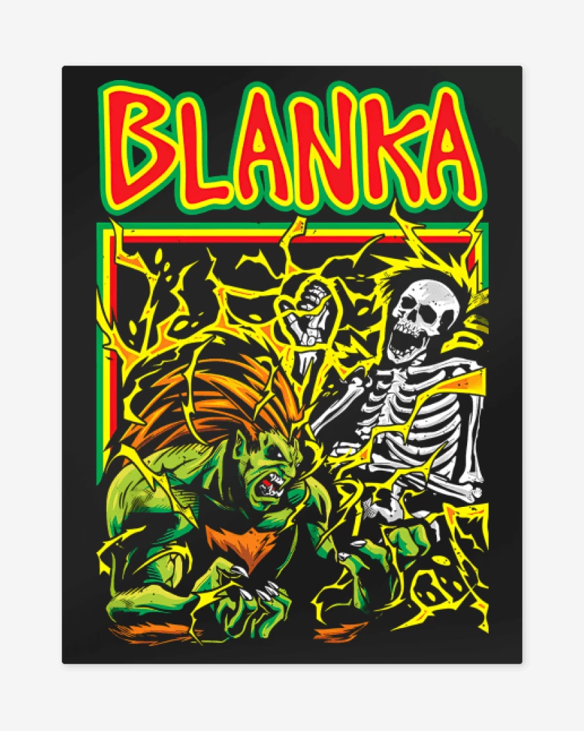 Print metalico Negro de Blanka Brain