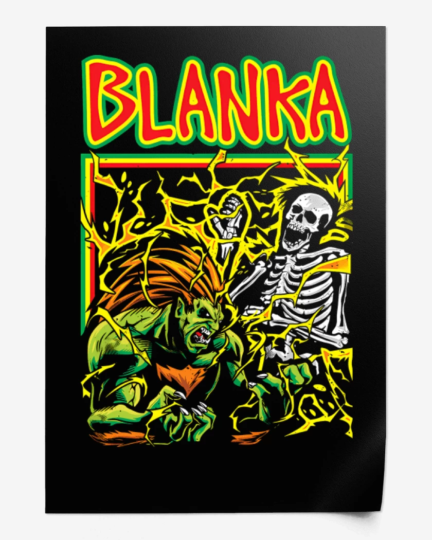 Print Negro de Blanka Brain
