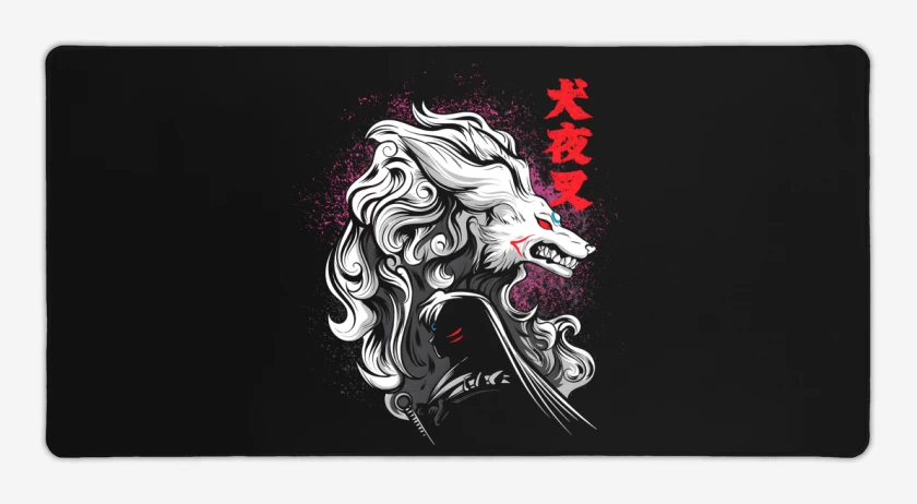 Mouse pad Gamer Negro de Destrucción de la Vida