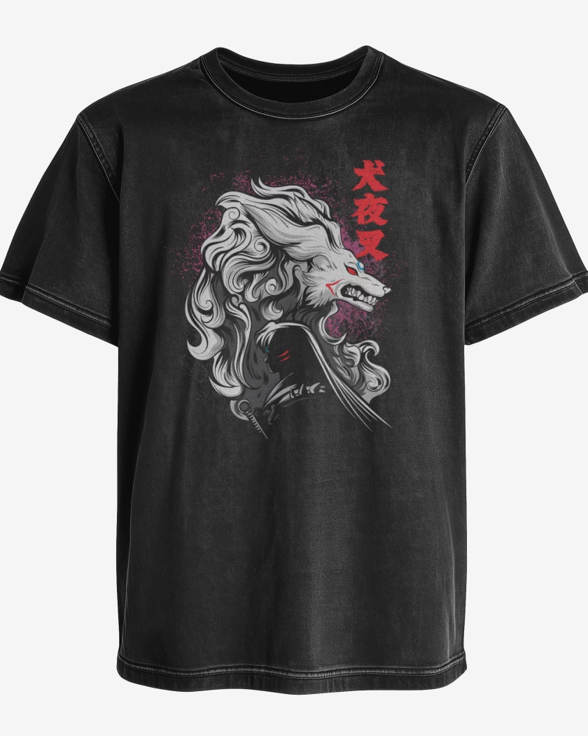 Polera desgastada Negro de Destrucción de la Vida