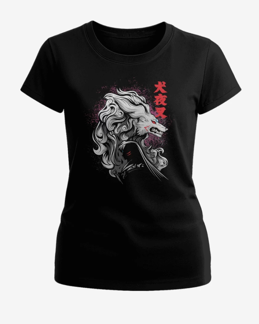 Polera de Mujer Negro de Destrucción de la Vida