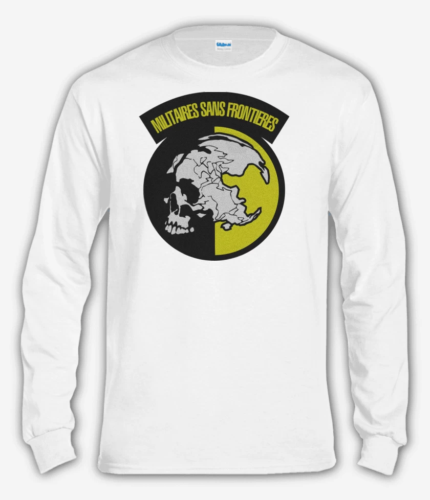 Polera manga larga Blanco de Militaires Sans Frontieres 
