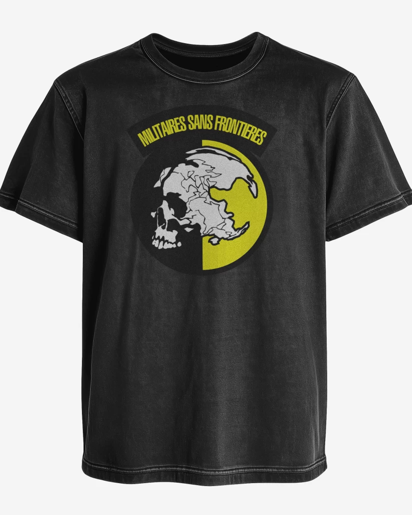Polera desgastada Militaires Sans Frontieres 
