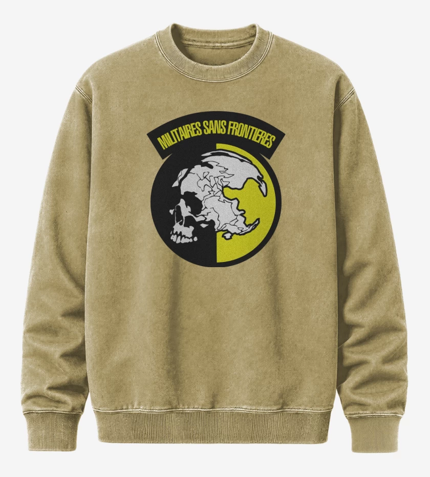 Poleron Polo Acid Wash Beige de Militaires Sans Frontieres 