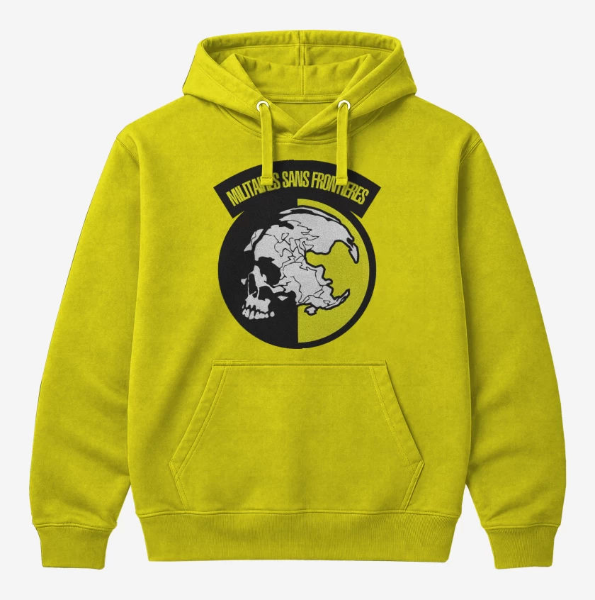 Polerón Canguro Amarillo de Militaires Sans Frontieres 