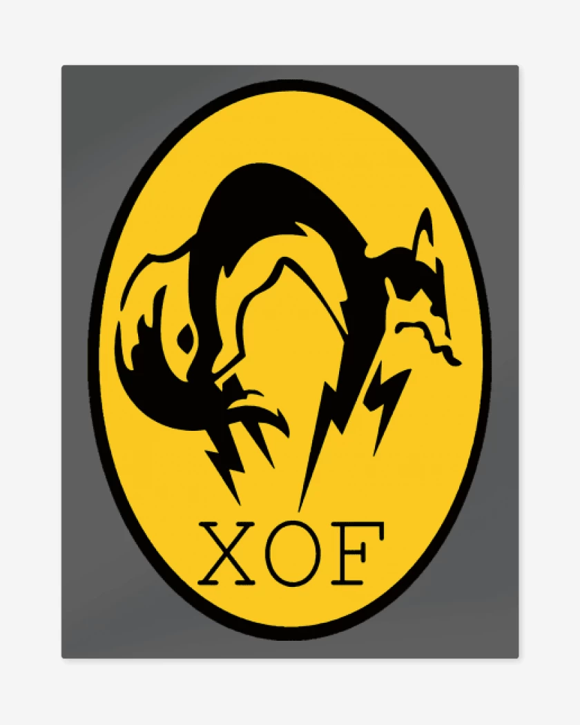 Print metalico Carbon de XOF