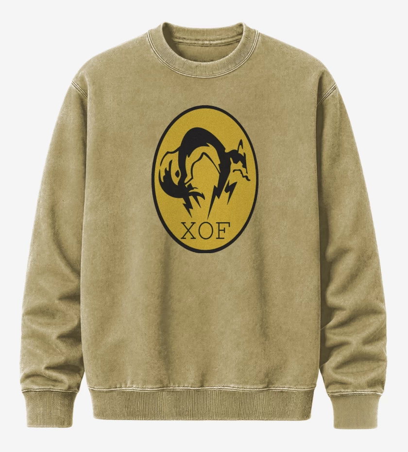 Poleron Polo Acid Wash Beige de XOF
