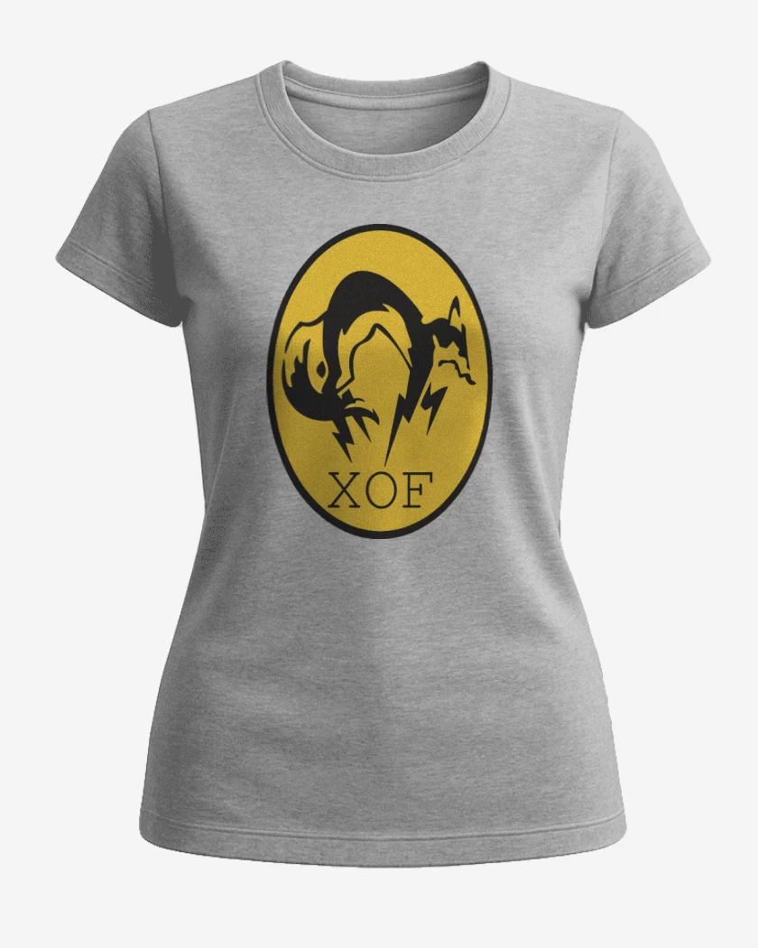 Polera de Mujer Gris Melange de XOF