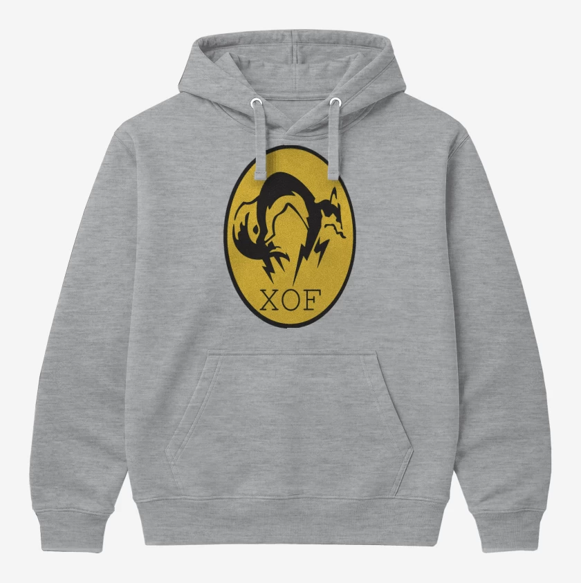 Polerón Canguro Gris Melange de XOF