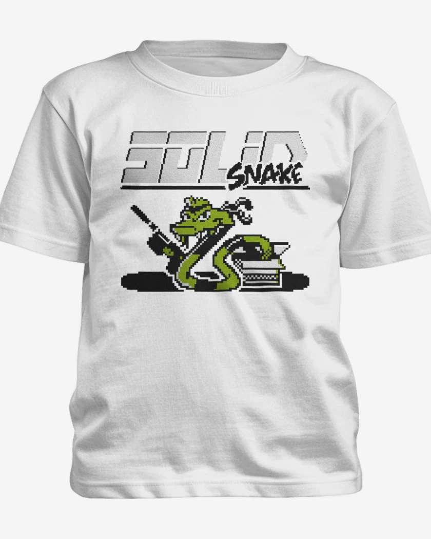 Polera de niño Blanco de Solid Snake