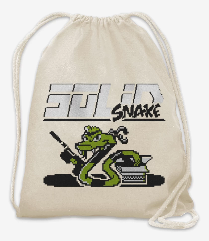Mochila Blanco de Solid Snake
